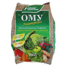Универсальное удобрение ОМУ 1кг (N-7%:P-7%:K-8%) БХЗ