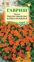 Бархатцы тонколистыне Карина Оранжевая (Гавриш)